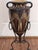 1920s Vintage Pottery Urn on Wrought Iron Tripod Stand For Sale - Image 5 of 7