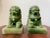 Jade 1950s Acrylic Jade Shishi Guardian Lions- a Pair For Sale - Image 8 of 13