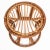 Wood Mid-Century Italian Modern Rattan & Bamboo Round Stool, 1960s For Sale - Image 7 of 18