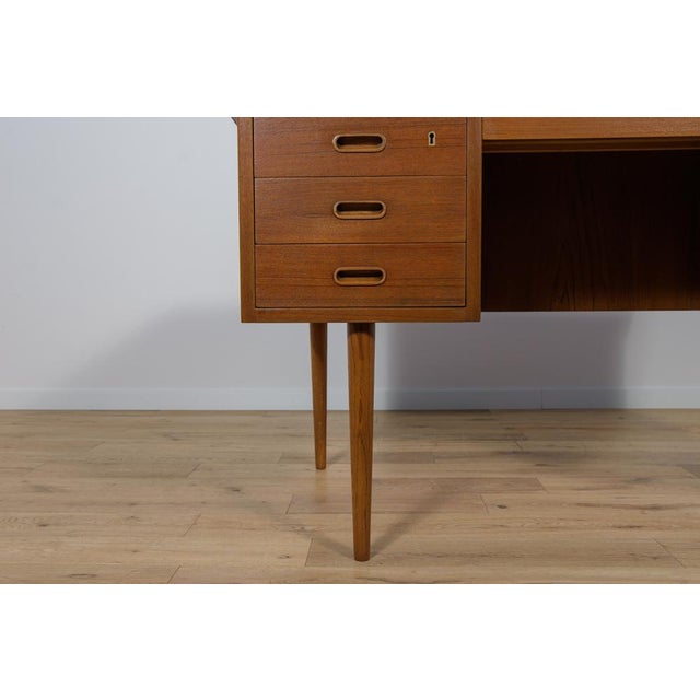 Mid-Century Freestanding Teak Desk, 1960s For Sale - Image 15 of 18