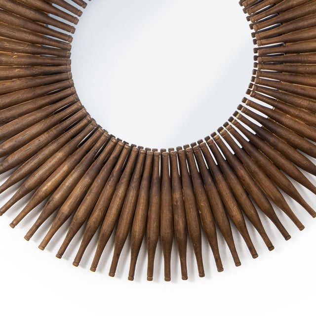 Regina Andrew Rolling Pin Round Mirror For Sale In Detroit - Image 6 of 9