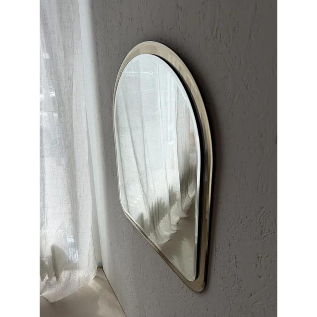 Contemporary Smoked Glass Mirror in Faceted Glass, 1970s For Sale - Image 3 of 9