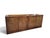 A handsome late-20th-century modular two-piece credenza by Mastercraft of Grand Rapids, executed in richly figured...