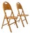 Vintage Tric Folding Chairs by Achille and Pier Giacomo Castiglioni for Bernini, 1970s, Set of 2 For Sale