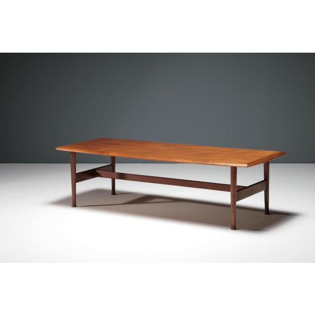 1960s Large Scandinavian Teak Coffee Table, 1960s For Sale - Image 5 of 13