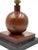 Vintage French Art Deco Wood Table Lamp, 1930s For Sale - Image 11 of 12