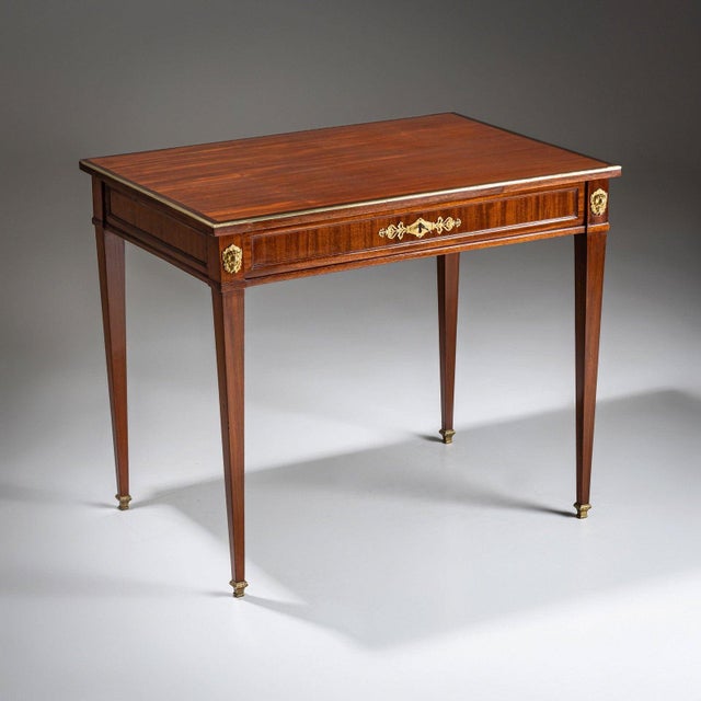 Brown 18th Century Neoclassical Desk, Austria For Sale - Image 8 of 10