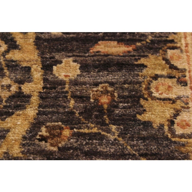 Textile Ziegler Gray/Ivory Wool Runner Rug- 3'1'' X 9'3'' For Sale - Image 7 of 10