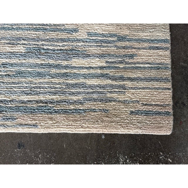 Textile 13ft 8in × 13ft 5in Ashley Stark Home Jade Area Rug, Tundra For Sale - Image 7 of 12