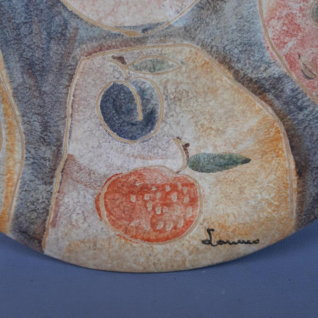 Ceramic Italian Ceramic Plate by Italica Ars Lazzaro, 1950 For Sale - Image 7 of 12