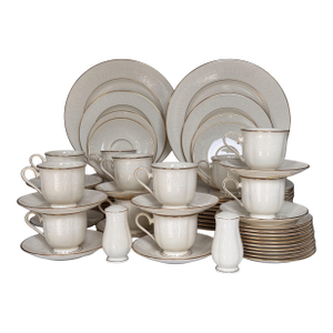 1990s Lenox Courtyard Gold - 62 Pieces