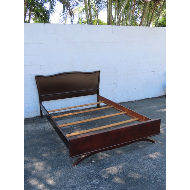 Mid Century Modern Full Size Bed 6358 For Sale - Image 4 of 13