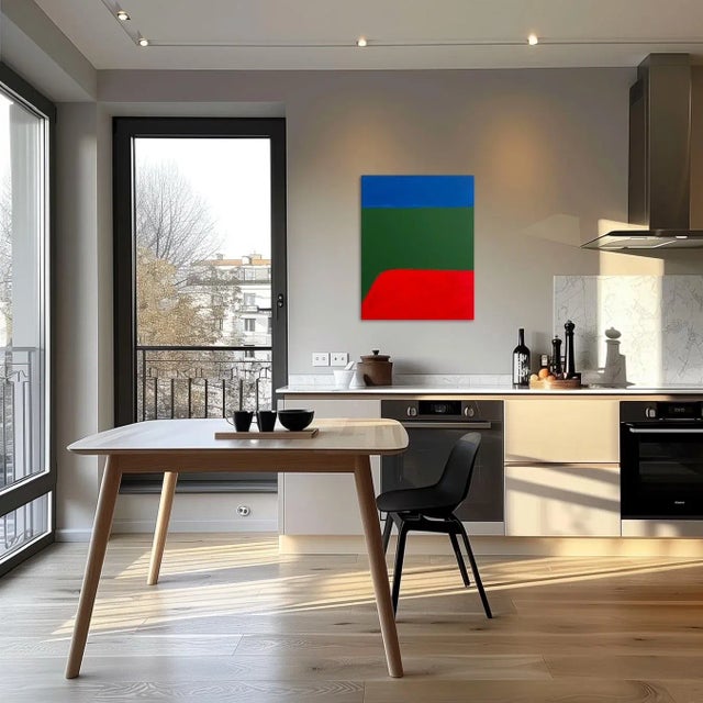 Bodasca, Color Block Abstract, 2025, Acrylic on Canvas For Sale - Image 9 of 10