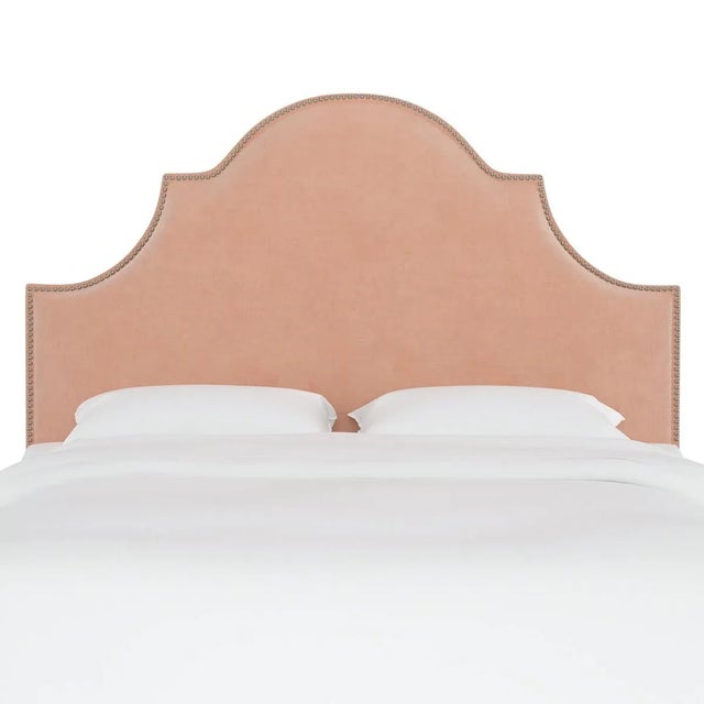 Give your interior a lift with this headboard. Featuring the delicate curves of a classic design, with subtle detailing...