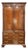 1990s Kindel Mahogany Bar / Home Office Storage Cabinet For Sale