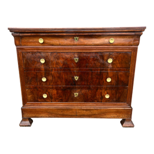 French 19th Century Louis Philippe Walnut Chest of Drawers