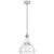 Chapman & Myers for Visual Comfort Signature Gracie Medium Dome Pendant in Polished Nickel with Clear Glass For Sale