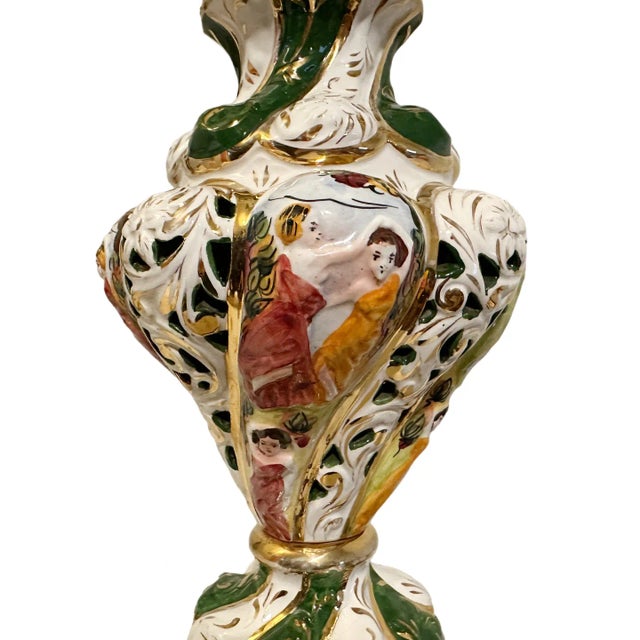 capodimonteカポディモンテ Bedin『春の訪れ』イタリア 高29cm