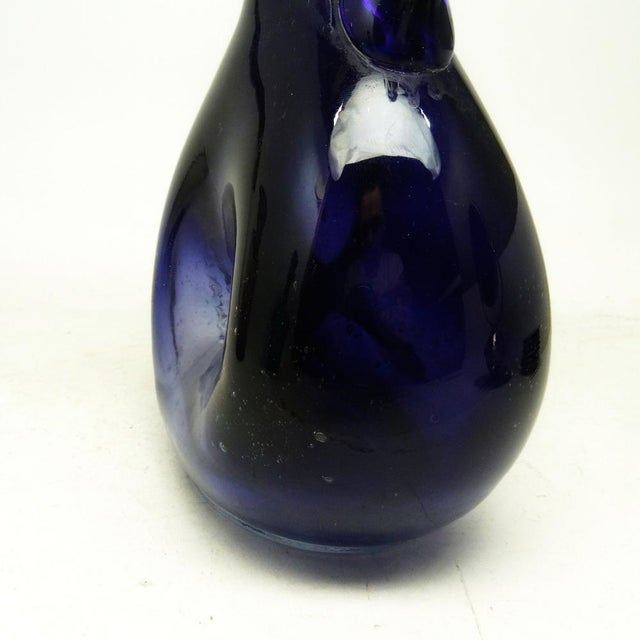 Postmodern Jug by J. Górski for Tarnów Glassworks, Poland, 1970s For Sale - Image 10 of 18