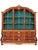 Exceptional & Large Two Part Dutch Baroque Walnut Vitrine / China Cabinet For Sale - Image 14 of 14