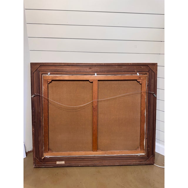 19th Century Belgian Flemish Oil on Canvas For Sale - Image 14 of 14