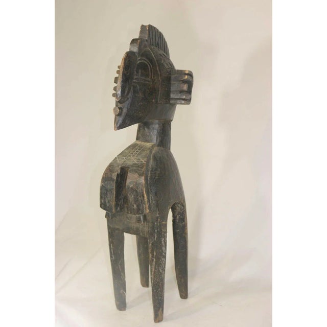 Ethnographic African Nimba 'Joy of Living' Shoulder Mask Headdress Guinea For Sale - Image 9 of 11