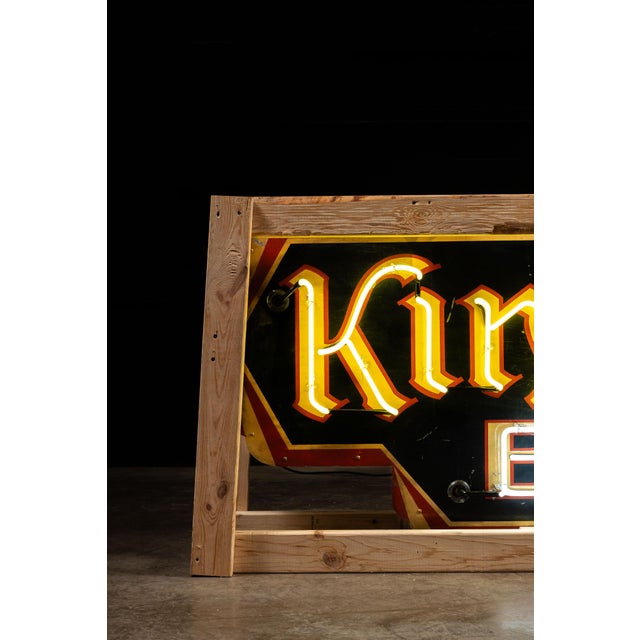 American C. 1930s King Cole Beer Neon Sign For Sale - Image 3 of 10