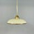 Art Deco Cream Opaline Glass and Brass Pendants, Germany 1930s, Set of 2 For Sale - Image 6 of 18