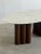 1980s Oval Dining Table With Sculptural Bases - 1 of 1 For Sale - Image 12 of 14