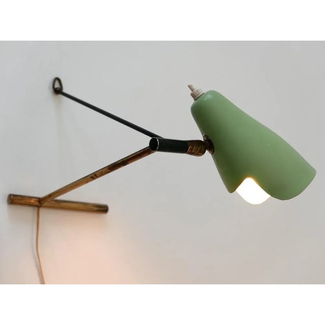 Stilnovo Mid-Century Modern Stilnovo Adjustable Table or Wall Lamp, Italy, 1950s For Sale - Image 4 of 18