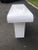 Wood 1980's Post Modern White Console Table For Sale - Image 7 of 13