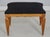 Neoclassical Pair of Henredon Neoclassical Black & Gold Footstools Ottomans For Sale - Image 3 of 14