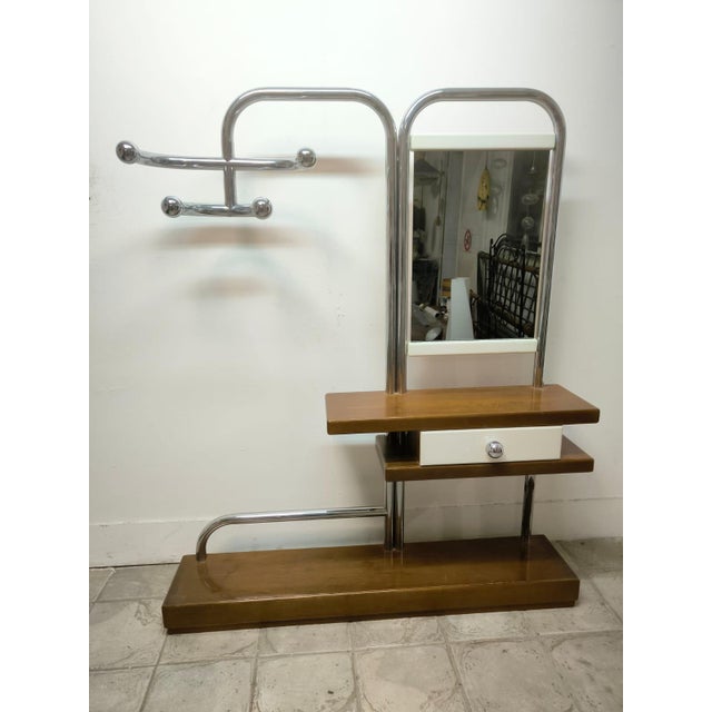 Entrance Coat Rack with Mirror, 1970s For Sale - Image 6 of 18