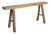 Antique Rustic Wooden Hallway Pig Bench For Sale