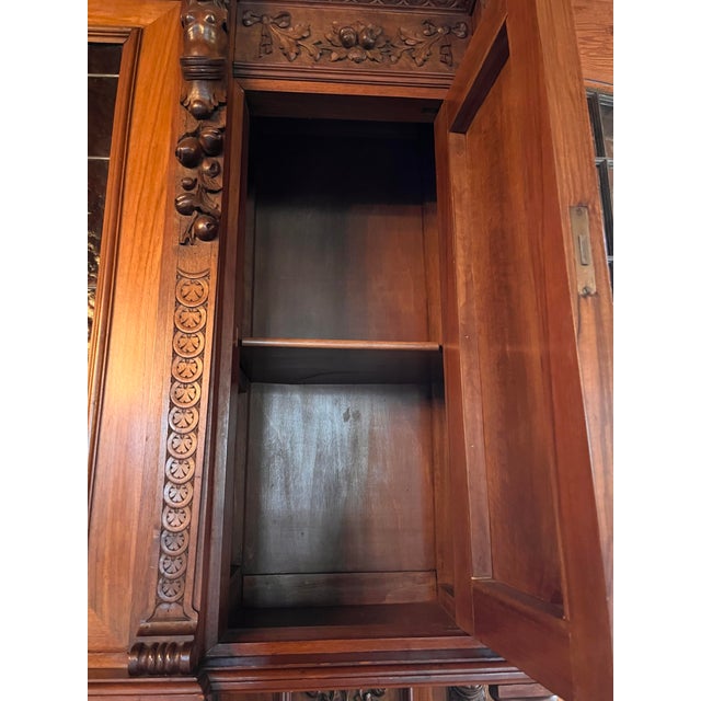 Antique French Buffet/ Cabinet From Estate of Prince Ruspoli, 9 Ft Tall For Sale - Image 9 of 12