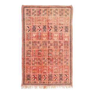 Vintage Moroccan Berber Wool Rug With Tribal Design by Rug & Kilim, 1950-1959 For Sale
