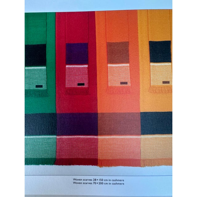 2010s Hermes 2016 Collection Authentic Original Hermès Scarf Art Advertisement Lithograph Featuring Hermès Design For Sale - Image 5 of 6