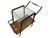 Mid-Century Italian Modern Walnut Serving Cart For Sale - Image 4 of 8
