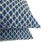 Brunschwig & Fils Lattice Figured Texture in Canton Blue Pillow Cover - Blue and White Lattice Pattern Cushion Case For Sale In Portland, OR - Image 6 of 6