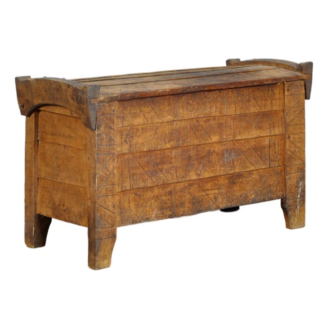 Antique Shepherd's Chest, 1850s For Sale