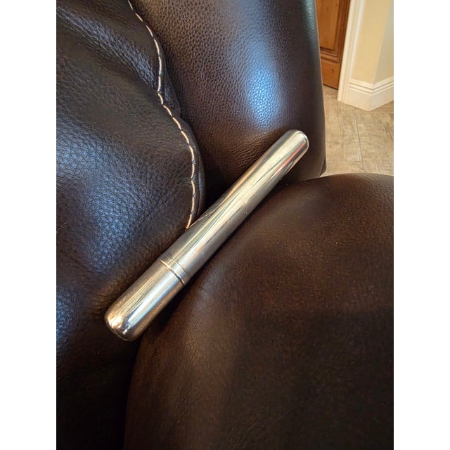 72 gram Sterling Silver Cigar tube Container..This is air tight and perfect for carrying a single cigar when out and about.