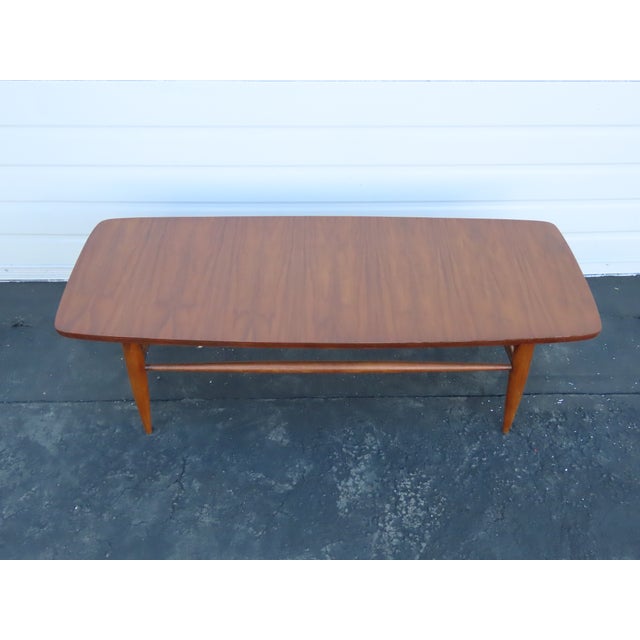 Mid Century Modern Long Low Coffee Table 6402 For Sale - Image 12 of 12