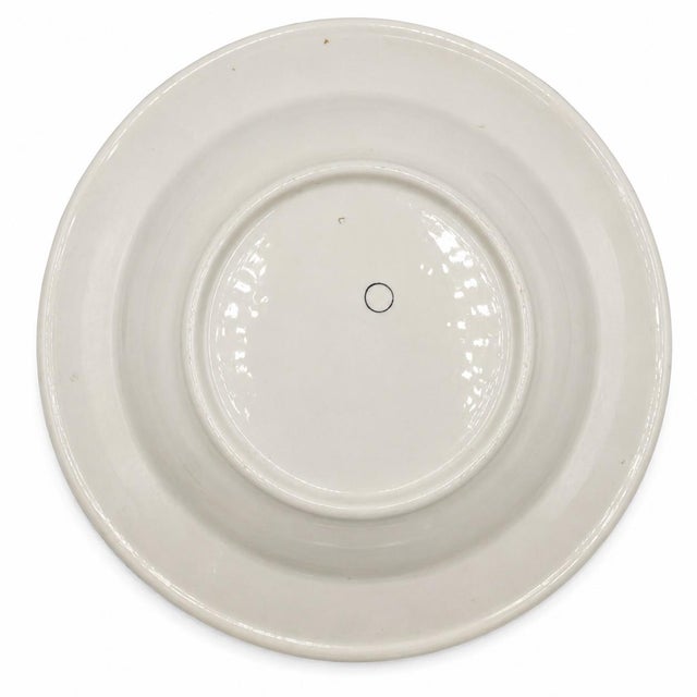 White Vintage the Carlyle Hotel Nyc White Soup Bowl 9"d For Sale - Image 8 of 9