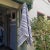 An indigo striped throw. Hand spun and woven in super soft hemp. Softly worn. This was origibnaly a hill tribe 1000 pleat...