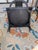 Black Lacquer Solid Teak Horseshoe Chair, C. 2001 For Sale - Image 16 of 18