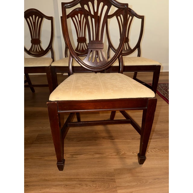 Shield Back Chairs, 6 For Sale - Image 10 of 13