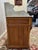 Brown Walnut & Carrara Marble Bathroom Vanity For Sale - Image 8 of 11