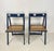 Mid-Century Modern Mid-Century Modern Blue Wood and Wicker Folding Chairs from Bazzani, Italy, 1960s, Set of 2 For Sale - Image 3 of 11
