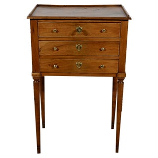 Small Living Room Table in Cherry and Walnut For Sale