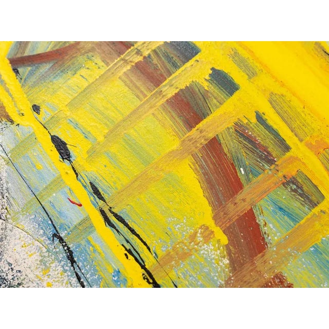 Textile Detlef Hagenbäumer, Lemon Tree, Acrylic on Canvas For Sale - Image 7 of 10